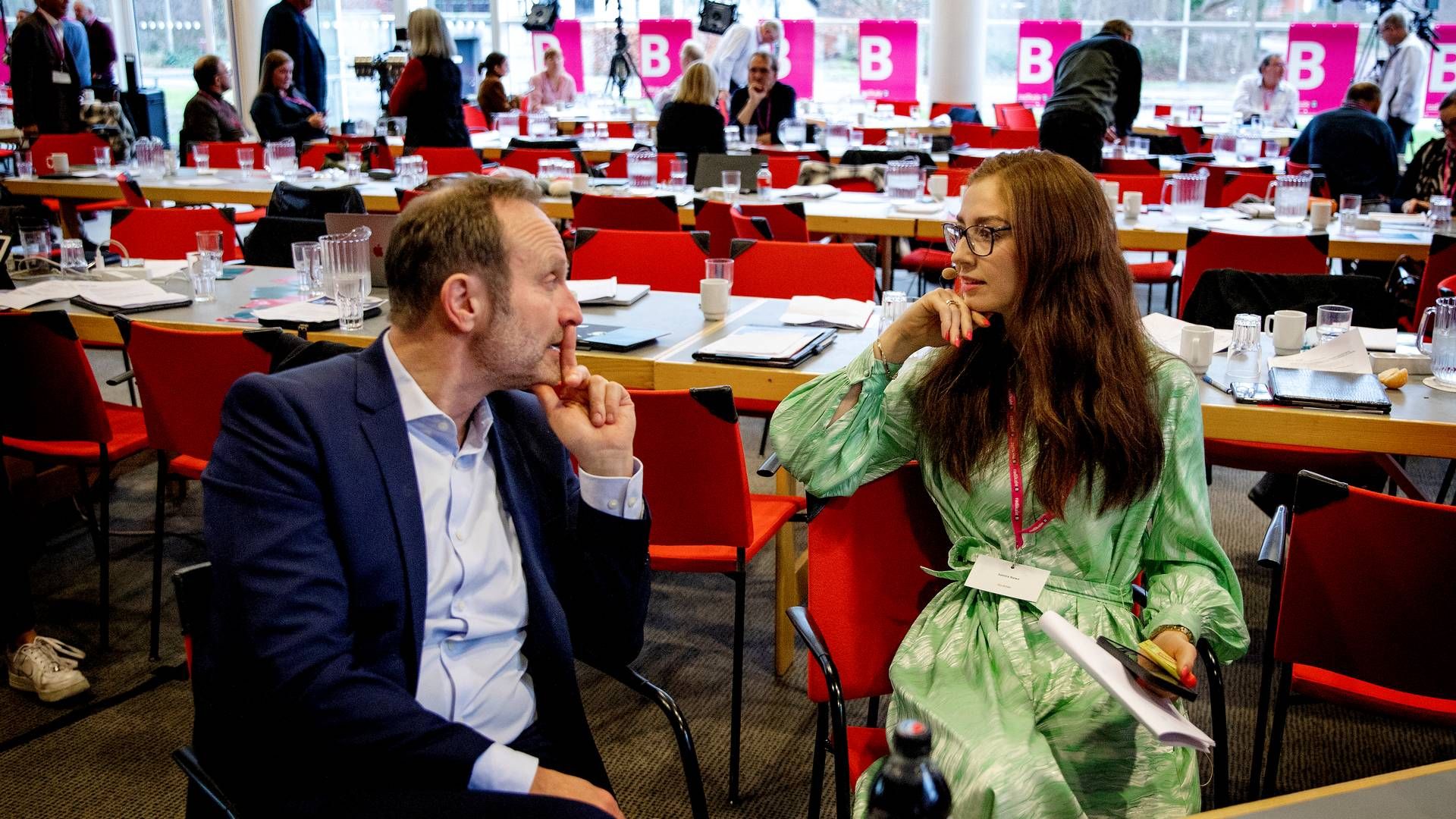 Den politiske ledelse i Radikale Venstre får fremover to særlige rådgivere. På billedet ses partiets politiske leder Martin Lidegaard og næstformand for partiets folketingsgruppe Samira Nawa. | Foto: Finn Frandsen