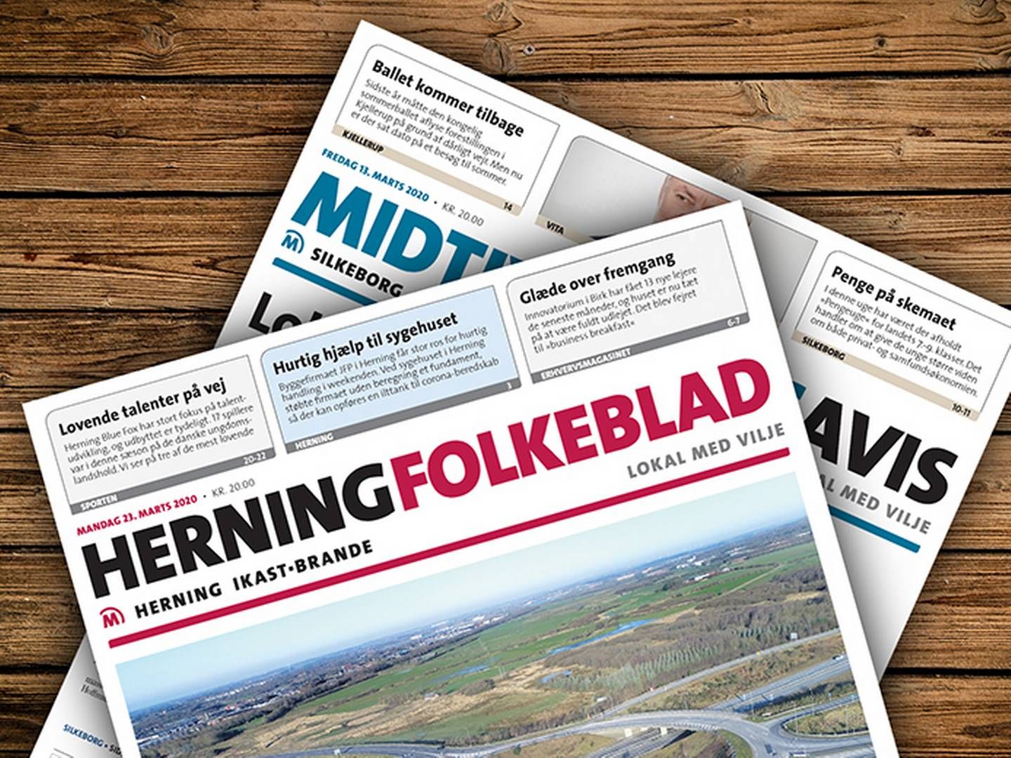 Herning Folkeblad A/S gik ud af regnskabsåret 2022/2023 med et driftsunderskud på 20,1 mio. kr. | Foto: Pr/herning Folkeblad