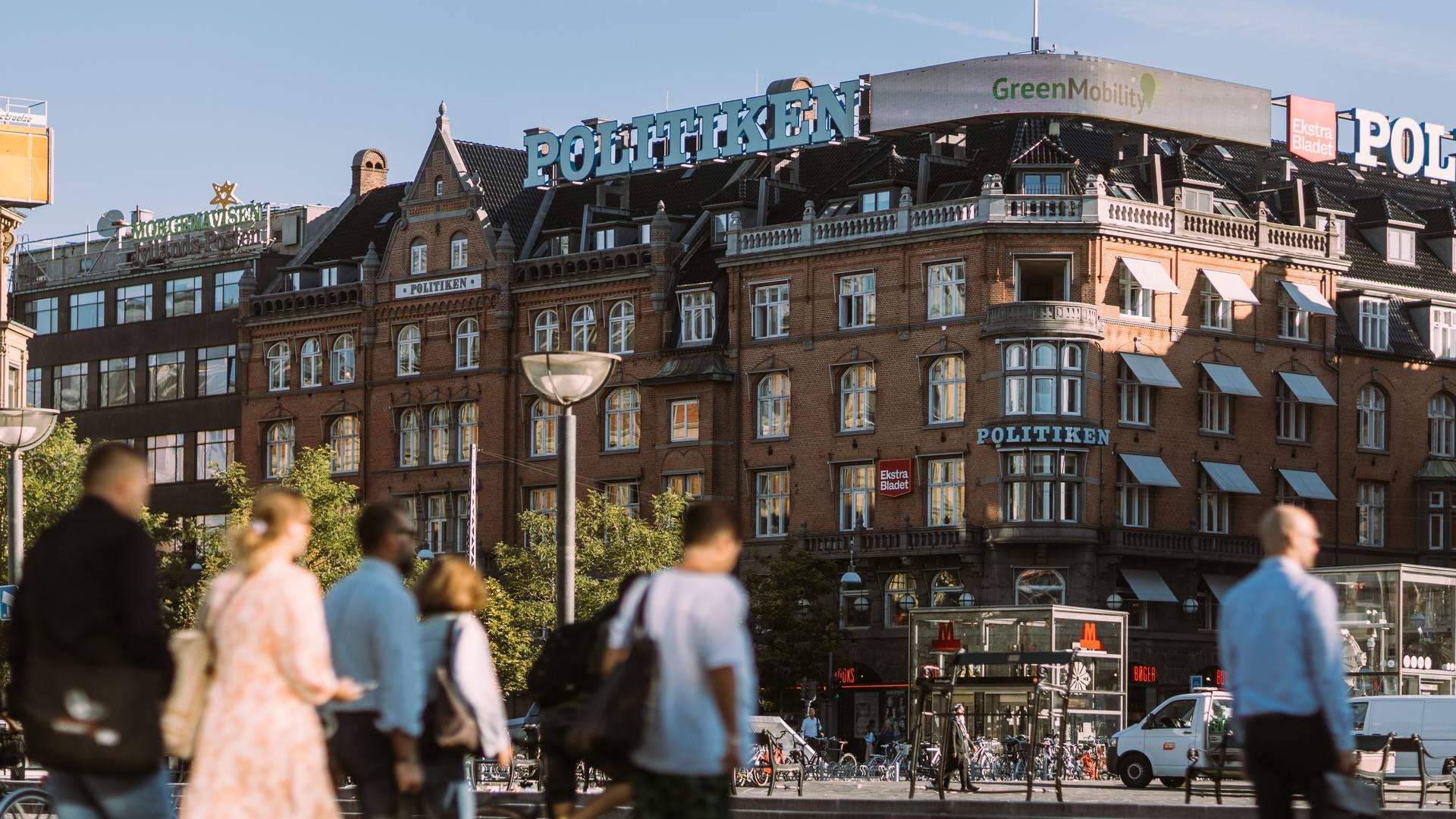 Væksten på de tre dagblade, som der er særligt fokus på at styrke i den nye strategi, har været presset af bl.a. et hårdt annoncemarked de seneste to år. | Foto: Philip Hoepner/APPR/Ritzau Scanpix