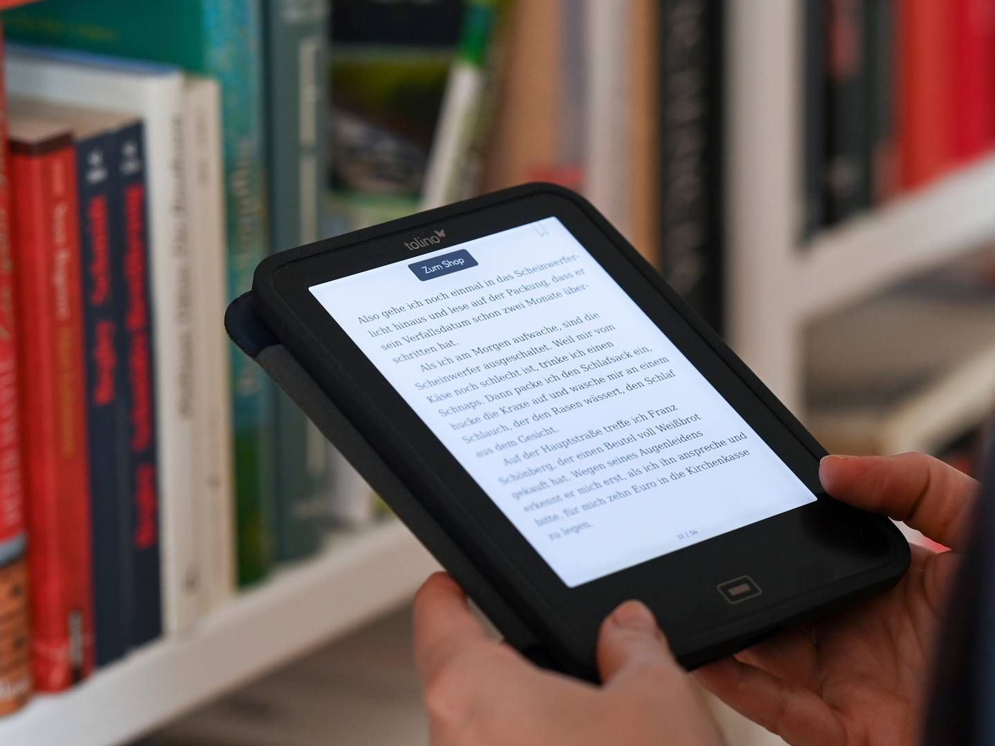 Titlerne, der ikke længere er tilgængelige eller synlige for køb, er e-bøger, som Bookwire distribuerer for Amazon. Forlag, der selv forhandler aftaler med Amazon, berøres ikke. | Foto: Jens Kalaene/AP/Ritzau Scanpix
