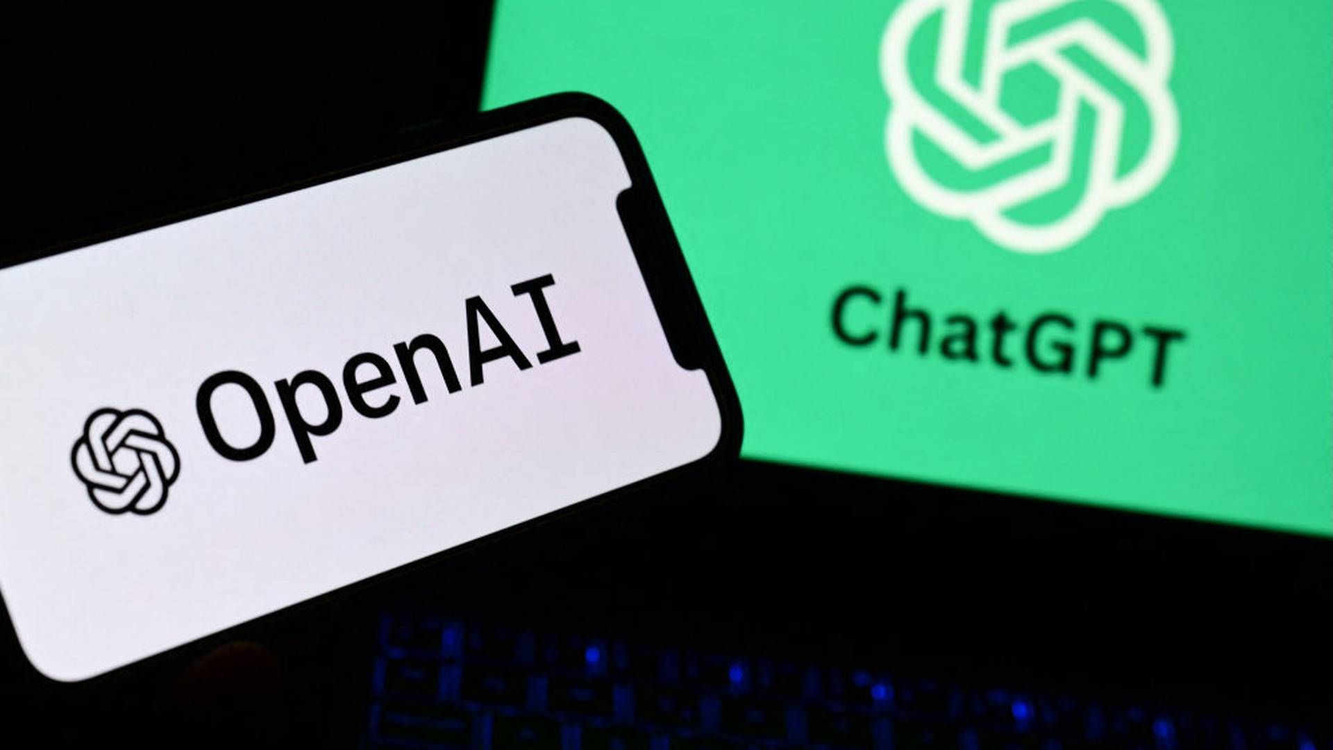 OpenAI er selskabet bag chatbotten ChatGPT, som tog verden med storm under lanceringen i november 2022. ChatGPT er en kunstig intelligens specialiseret i dialog. (Arkivfoto). | Foto: Marco Bertorello/Ritzau Scanpix
