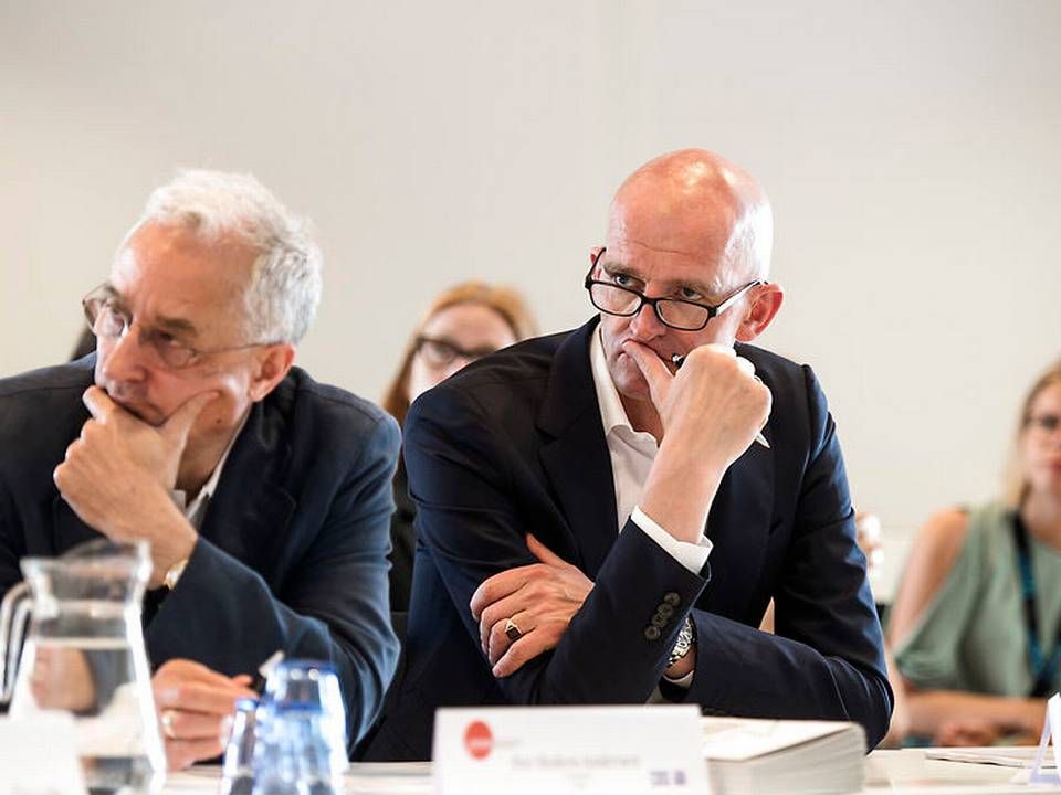 Formand for Journalistforbundet, Lars Werge (th.), er skuffet over regeringens forslag til en ændring af offentlighedsloven. | Foto: /Ritzau Scanpix/Sarah Christine Nørgaard