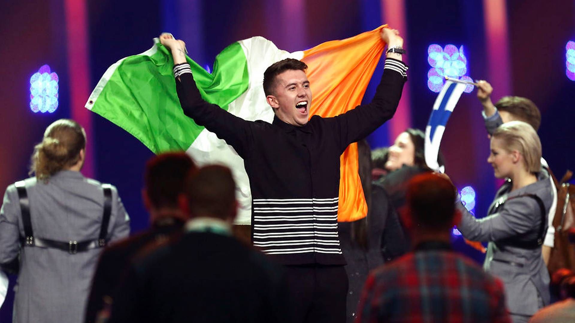 Det irske indslag af Ryan O'Shaugnessy var blandt de censurerede sange på Mango TV. | Foto: Ritzau Scanpix/AP/Armando Franca