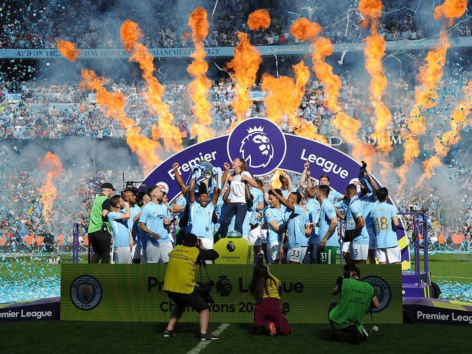 Manchester City blev mester i den senest afviklede Premier League-sæson. | Foto: Ritzau Scanpix/AP/Rui Vieira
