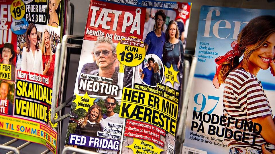 Liwa Media, der er et søsterbureau til Frontmedia, gik i luften med ugebladet Tæt På på kundelisten. | Foto: Ritzau Scanpix/Henning Bagger