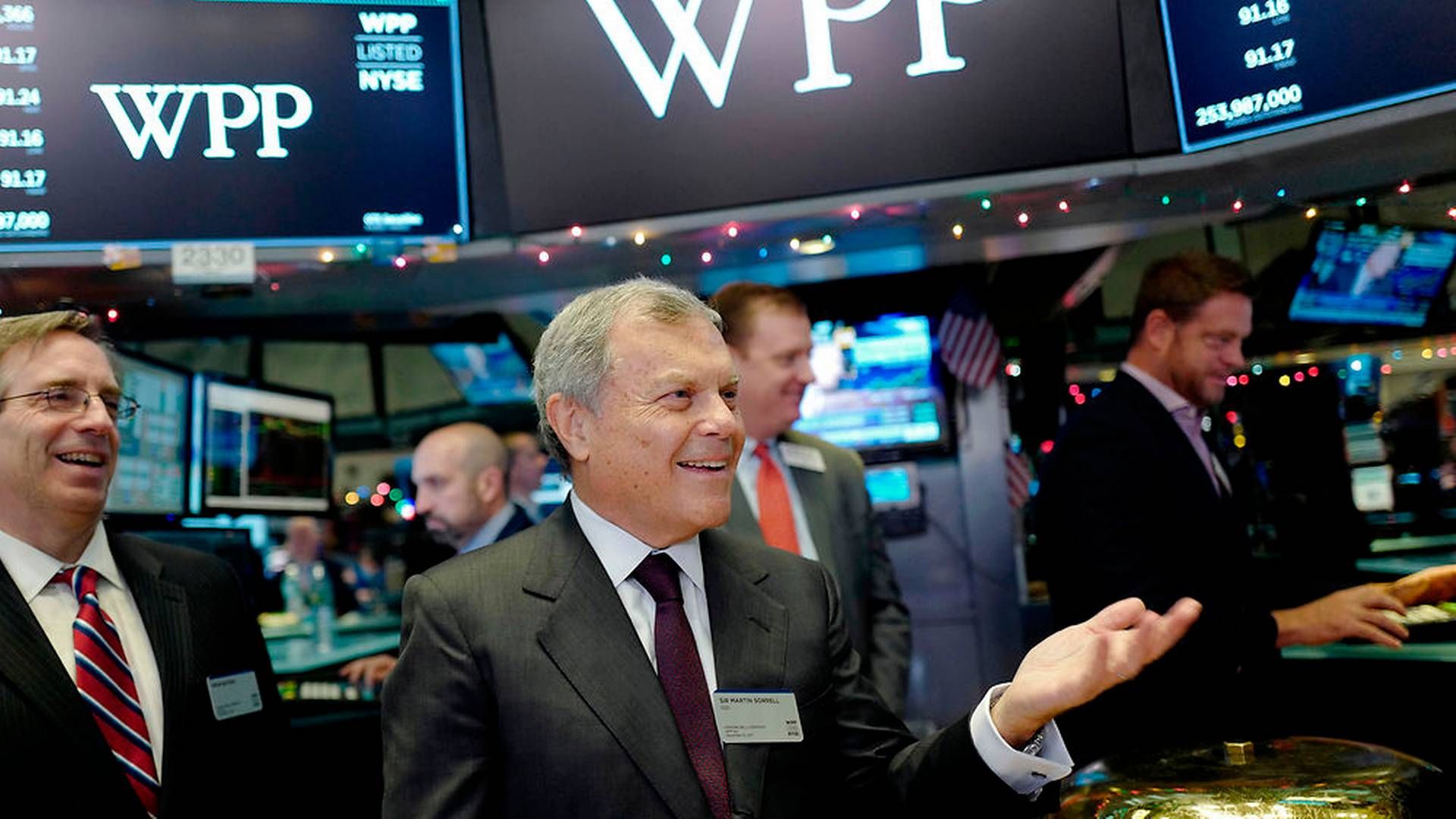 Martin Sorrell, tidligere topchef for WPP. | Foto: Ritzau Scanpix/AP/Mark Lennihan