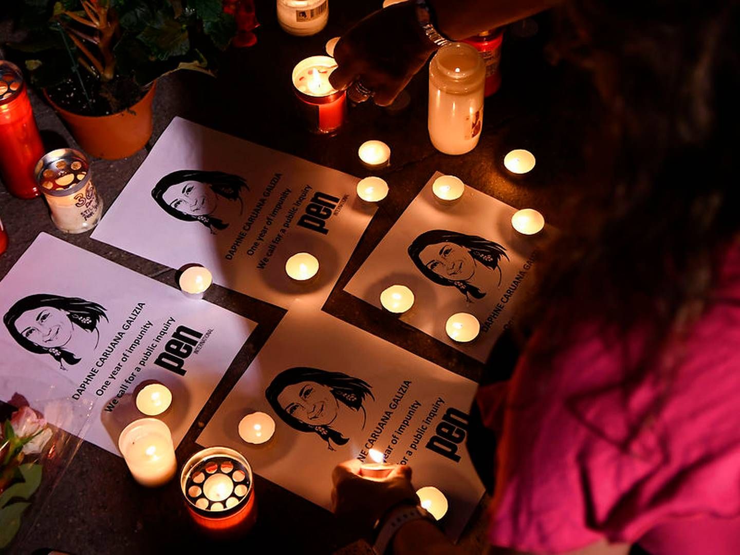 Den maltesiske journalist Daphne Caruana Galizia er blandt de journalister, der er blevet dræbt af organiserede kriminelle de seneste to år. | Foto: Ritzau Scanpix/AP/Jonathan Borg