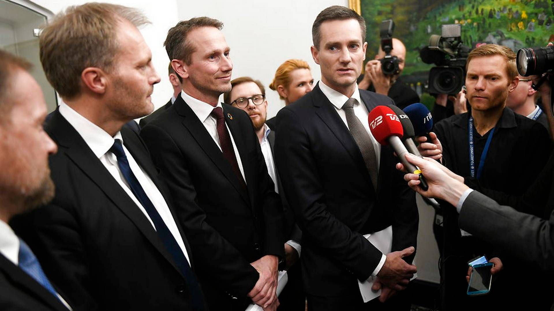 Regeringen og Dansk Folkeparti præsenterede fredag eftermiddag finansloven for 2019. | Foto: Ritzau Scanpix/Philip Davali