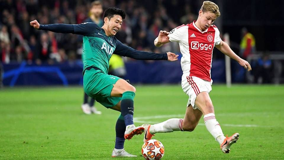 Billede fra semifinalen i Champions Legaue, som NENT har rettighederne til, mellem Ajax og Tottenham. | Foto: Piroschka Van De Wouw/Reuters/Ritzau Scanpix