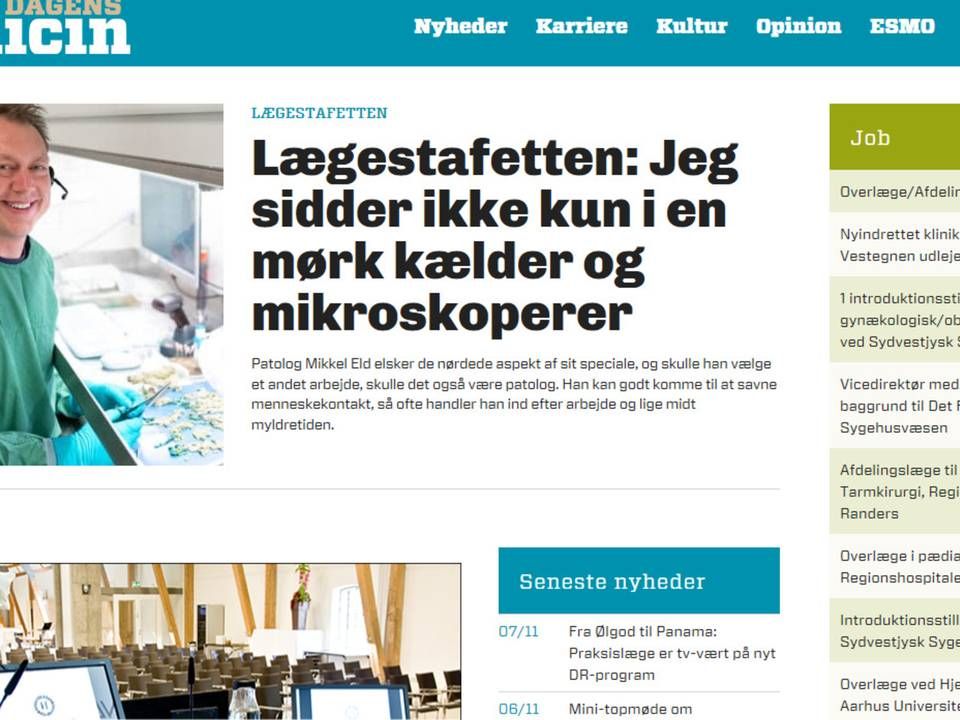 Foto: Screenshot af forside