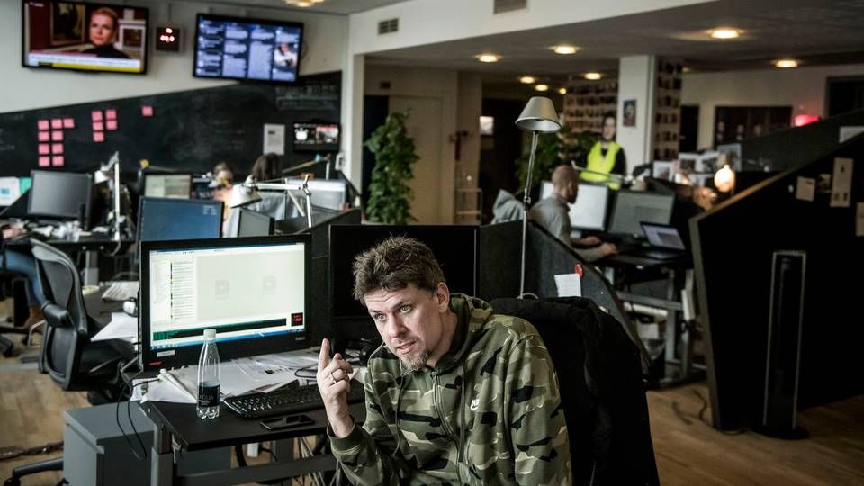 Brian Weichardt var politisk redaktør på Radio24syv frem til dets lukning 31. oktober. Han er bl.a. kendt for sit forsøg på at konfrontere Martin Rossen (S) under en partikongres tidligere i år. | Foto: Asger Ladefoged/Ritzau Scanpix