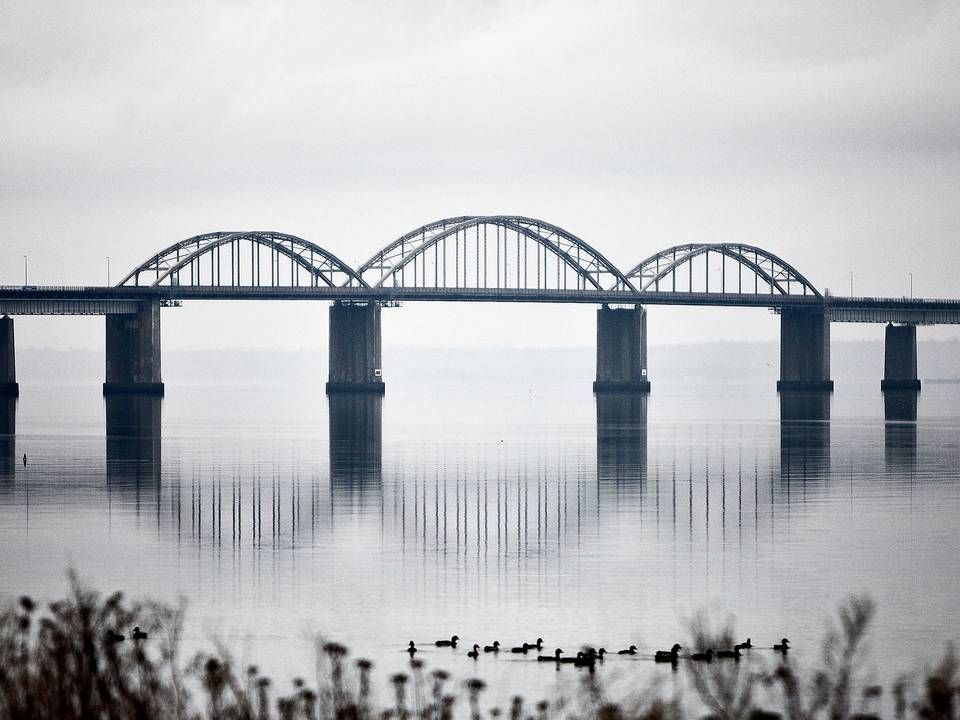 Storstrømsbroen, der forbinder Sjælland og Falster. | Foto: Joachim Adrian/Politiken/Ritzau Scanpix