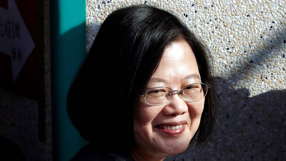 Tsai Ing-wen er præsident i Taiwan. | Foto: Tyrone Siu/Reuters/Ritzau Scanpix