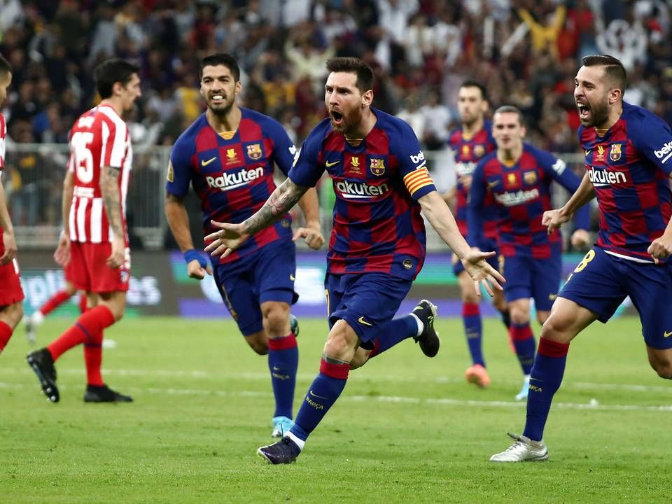 Den spanske klub FC Barcelona sad ifølge Deloittes rapport på tronen blandt europæiske klubber i 2018/19, hvis man måler på omsætning. | Foto: Sergio Perez/Reuters/Ritzau Scanpix