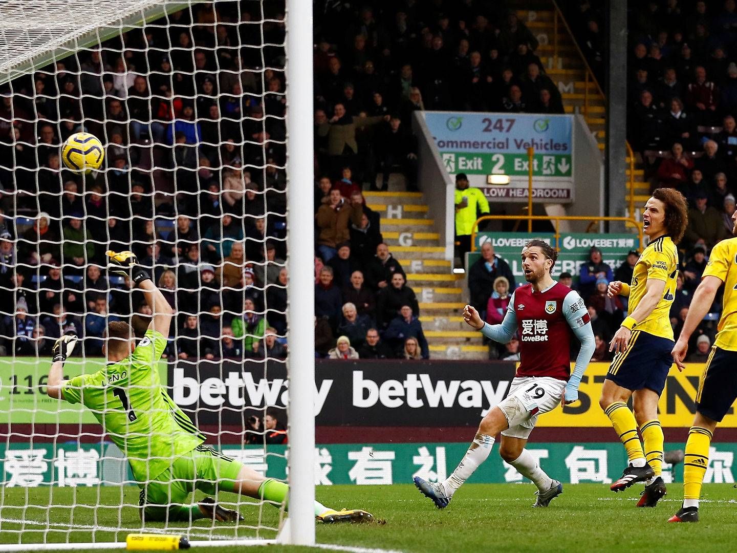 Billede fra Premier League-kampen mellem Burnley og Arsenal tidligere på måneden. | Foto: Jason Cairnduff/Reuters/Ritzau Scanpix