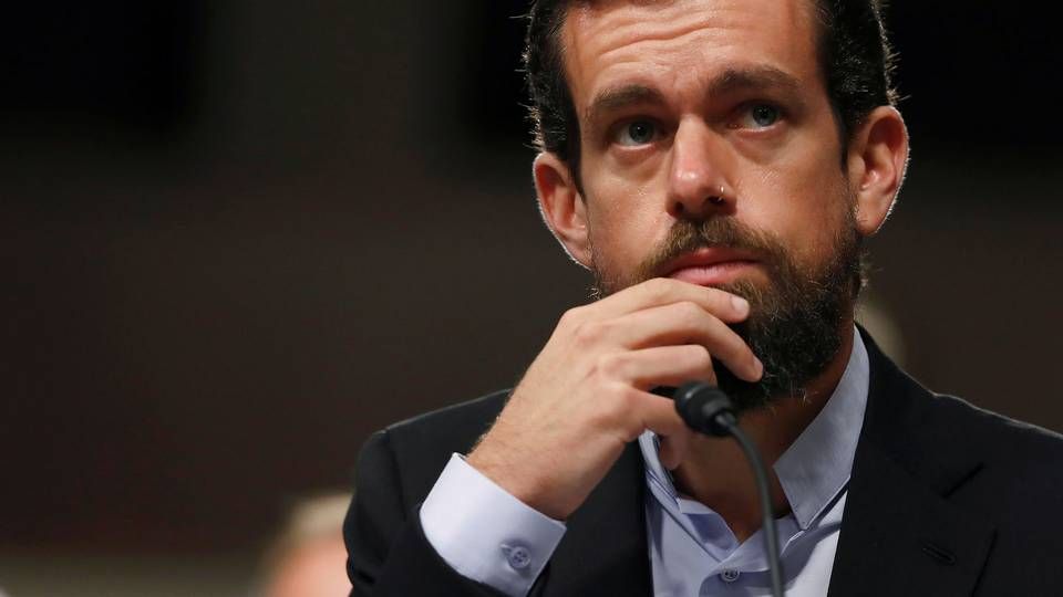 Twitters adm. direktør Jack Dorsey. | Foto: Joshua Roberts/Reuters/Ritzau Scanpix