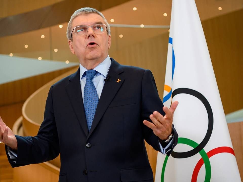 "De olympiske lege kan ikke flyttes som en fodboldkamp på næste lørdag," siger IOC-præsident Thomas Bach. | Foto: FABRICE COFFRINI/AFP / AFP