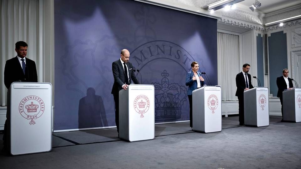 Tirsdag blev der afholdt pressemøde i Statsministeriet. | Foto: Philip Davali/Ritzau Scanpix