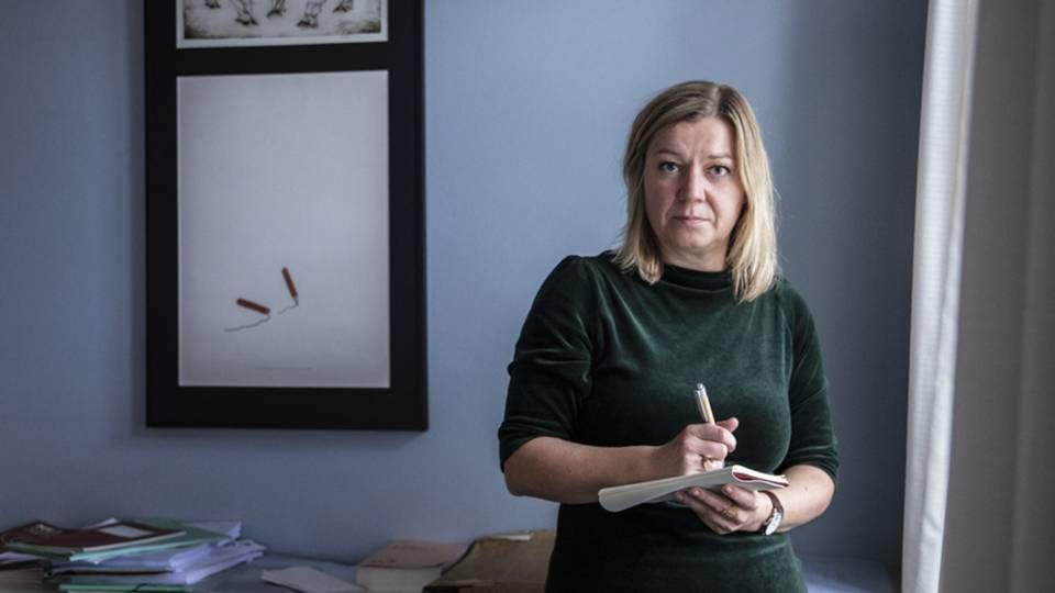 Formand for Dansk Journalistforbund Tine Johansen. | Foto: Benita Marcussen