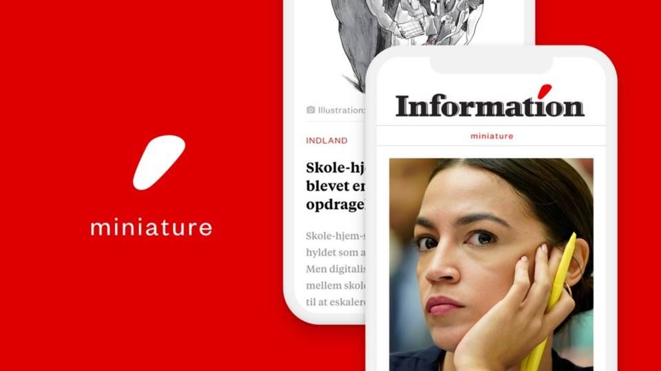 Information lancerede i 2019 det nye digitale abonnement Information Miniature. | Foto: Dagbladet Information