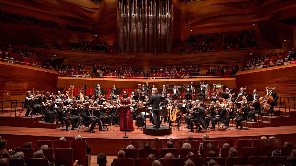 Billede fra koncert i DR Koncerthuset i 2018 med DR Symfoniorkesteret og den norske sopran Lise Davidsen. | Foto: Jacob Ehrbahn/Ritzau Scanpix