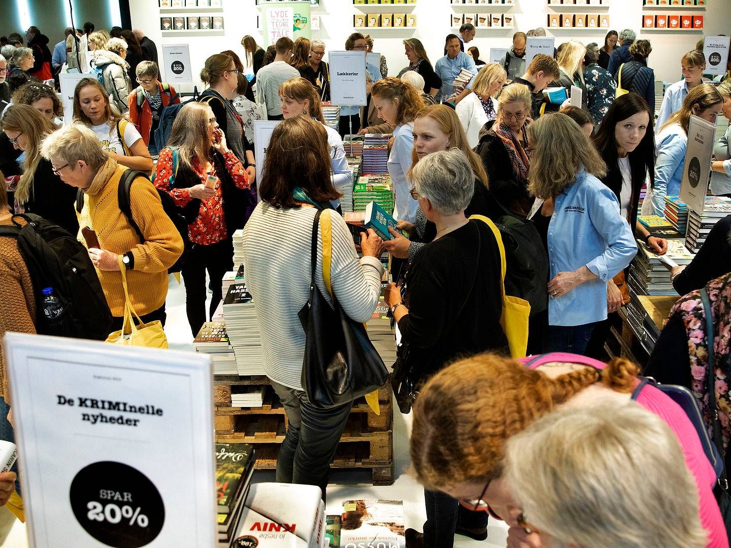 Billede fra sidste års Bogforum, der trak lige over 38.000 besøgende til. | Foto: Finn Frandsen/Ritzau Scanpix