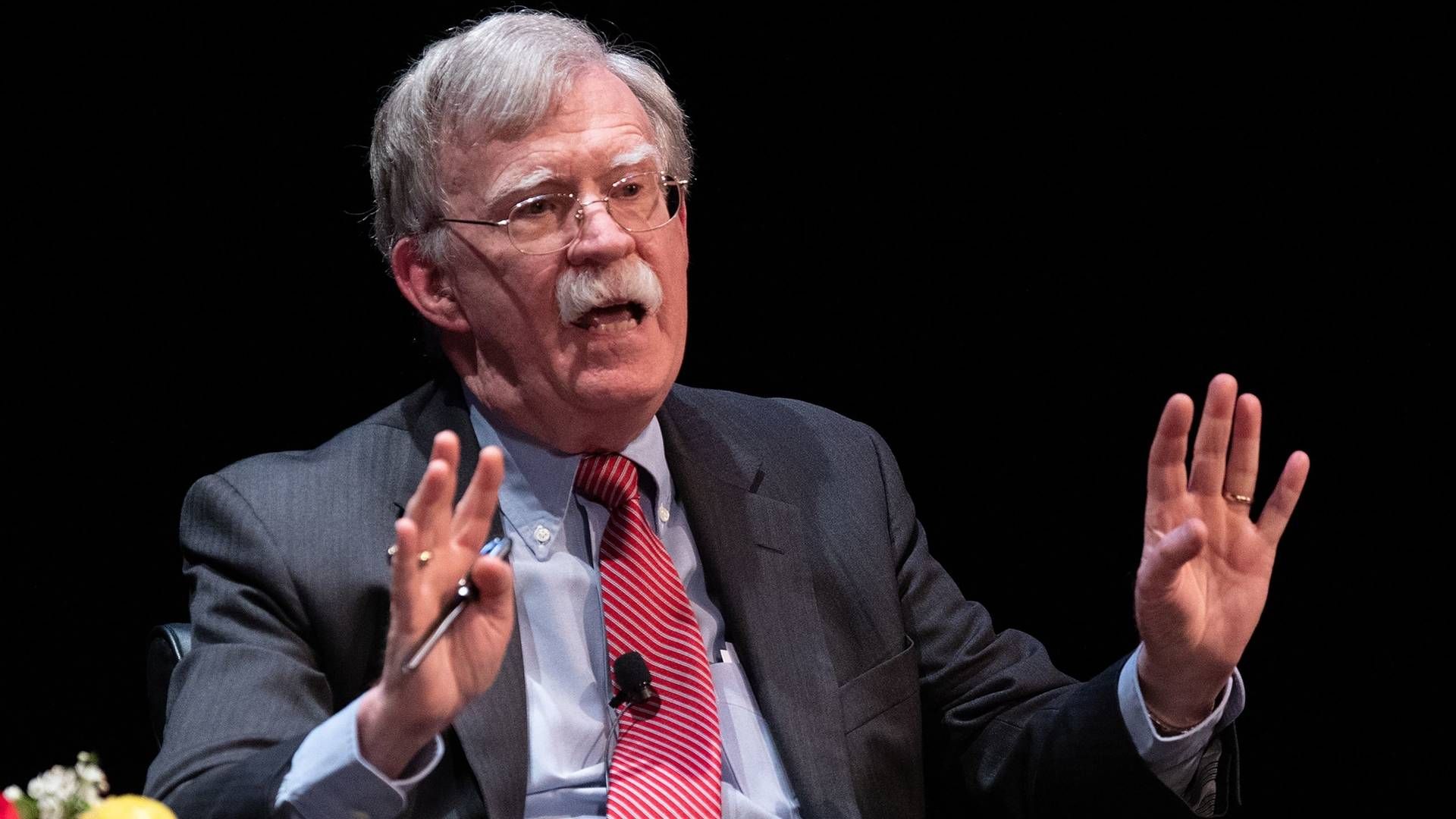 Tidligere sikkerhedsrådgiver John Bolton udgiver en bog, der handler om hans tid i Det Hvide Hus d. 23 juni. Det forsøger USA's præsident at stoppe. | Foto: LOGAN CYRUS/AFP/Ritzau Scanpix