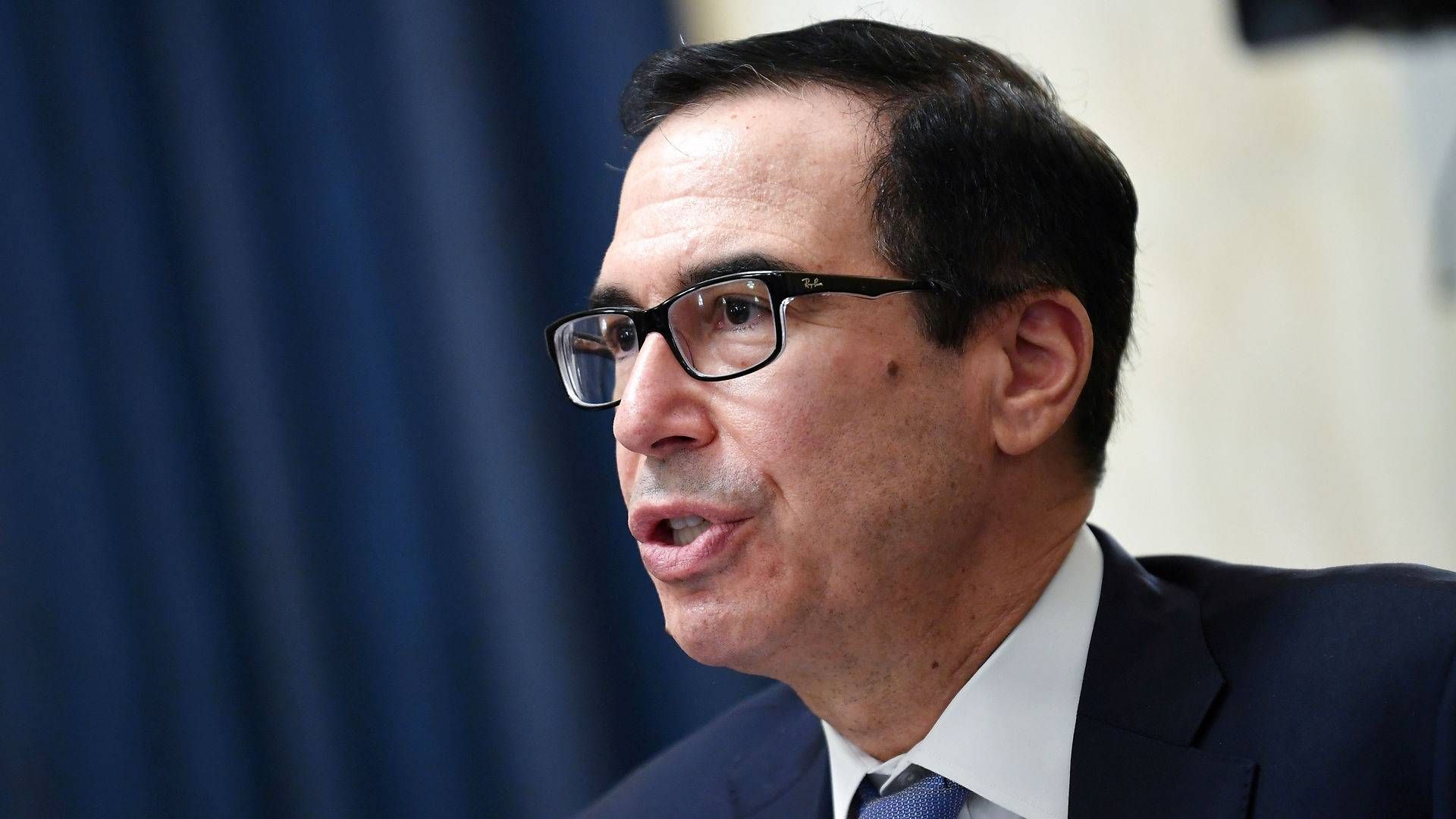 USA's finansminister Steven Mnuchin. | Foto: Pool New/Reuters/Ritzau Scanpix