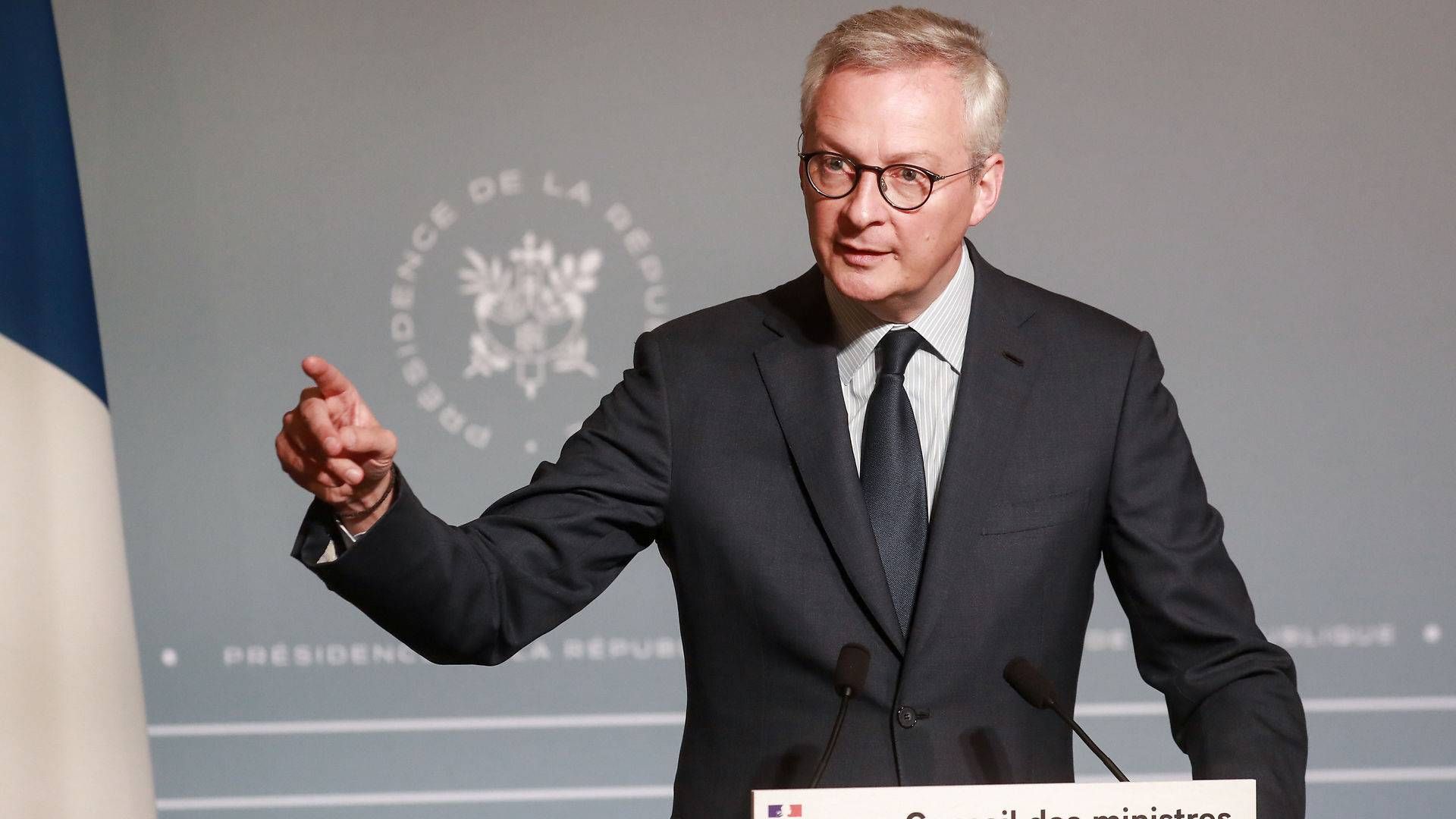 Bruno Le Maire, Frankrigs finansminister. | Foto: Pool/Reuters/Ritzau Scanpix