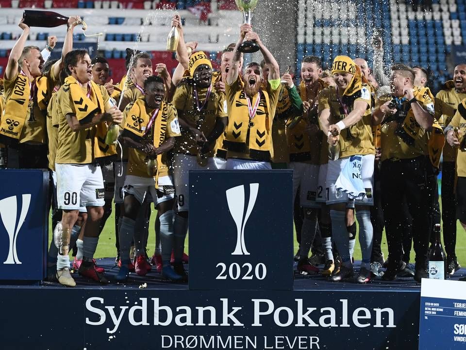 Sønderjyske vandt onsdag denne sæsons udgave af Sydbank Pokalen. | Foto: Lars Poulsen