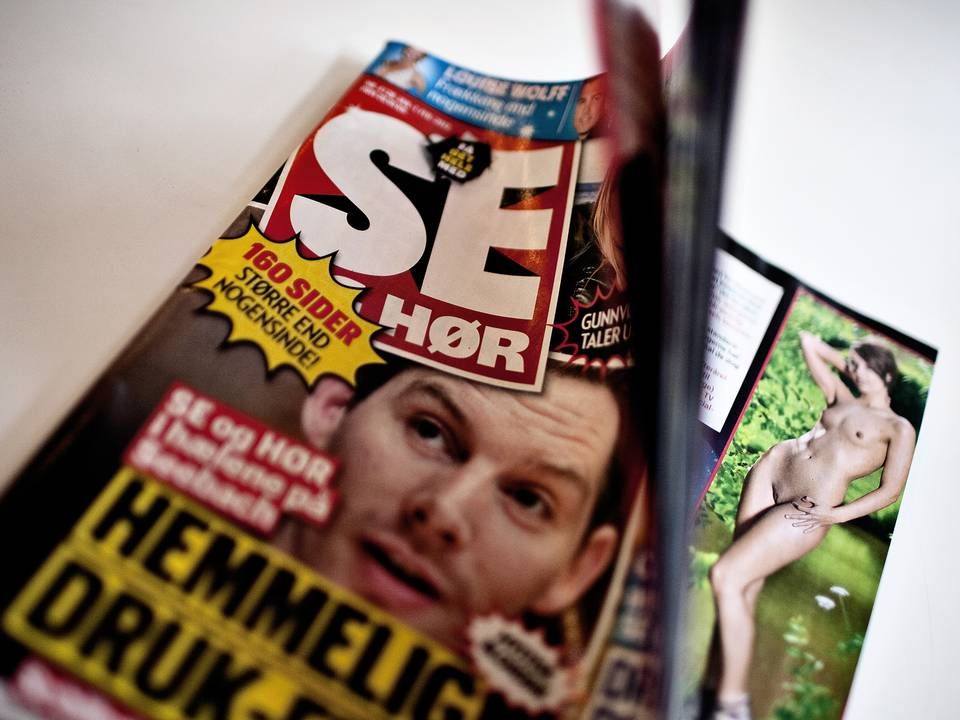 Aller Medias ugeblad "Se og Hør" er det ugeblad, der har mistet flest læsere siden 2010. 390.000 læsere er forduftet på ni år, svarende til et fald på 57 pct. Modsat positivt har læsertallene i 2019 udviklet sig for en stor del af branchen, heriblandt de trykte magasiner. | Foto: Joachim Adrian/Ritzau Scanpix