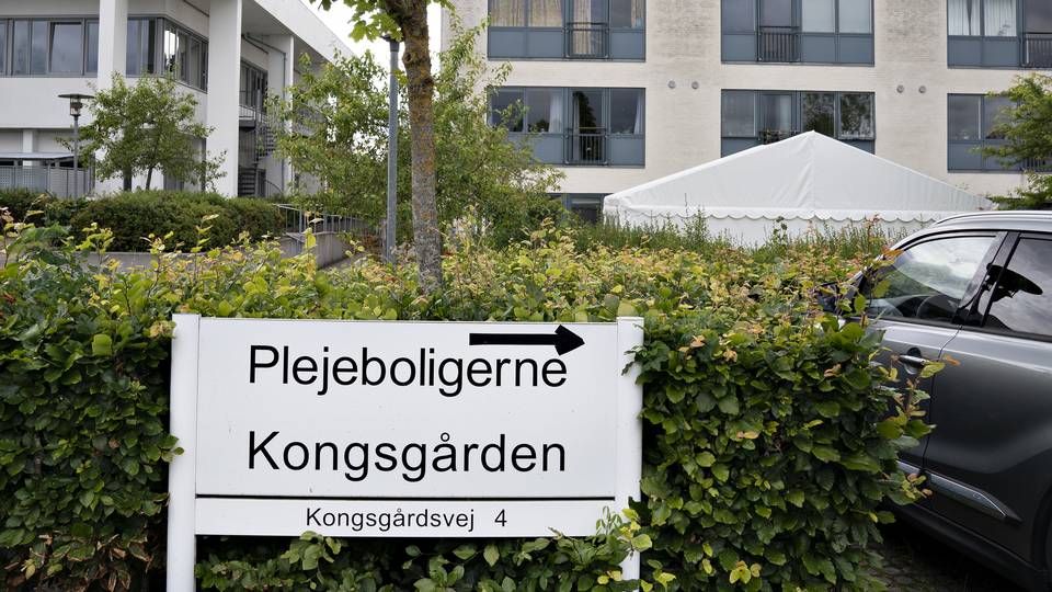 Plejecenter Kongsgården i Viby Aarhus. | Foto: Henning Bagger / Ritzau Scanpix