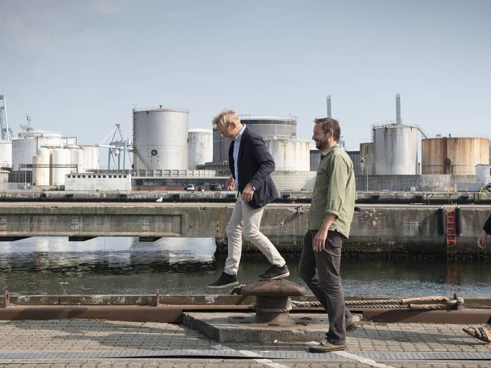 Ulrik Skafte, Jesper Tolstrup og Marie Brocks Larsen kunne sidste år fejre 15 års jubilæum for forlaget Turbine. I samme ombæring er et generationsskifte gennemført, der har lagt ledelsen i hænderne på direktrø Jesper Tolstrup og Marie Brocks Larsen. | Foto: Christian Lykking/Ritzau Scanpix