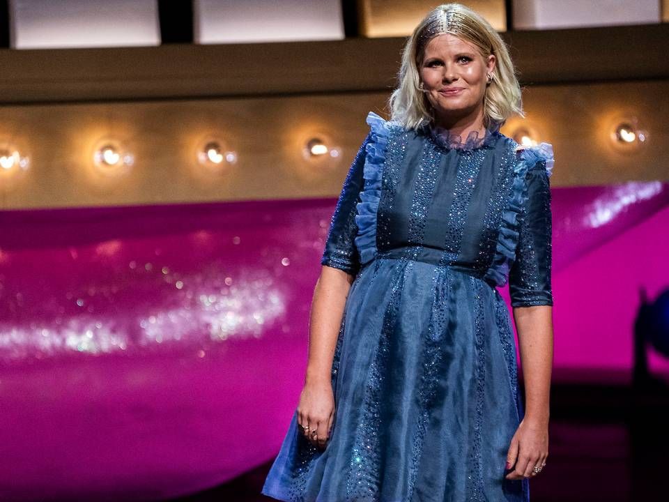 Sofie Linde satte gang i debatten om sexisme og manglende ligeløn i mediebranchen i sidste uge, da hun var vært ved Zulu Comedy Galla. | Foto: Martin Sylvest/Ritzau Scanpix