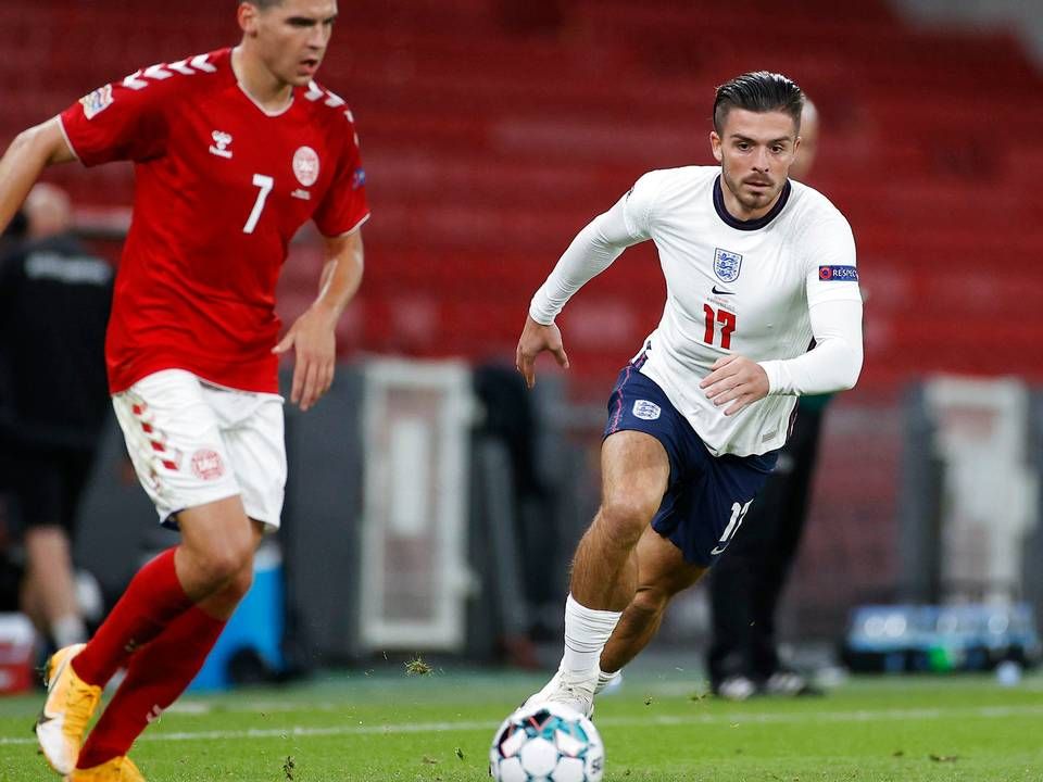 Det danske herrelandshold i fodbold mødte tirsdag England i Nations League. | Foto: John Sibley/Reuters/Ritzau Scanpix