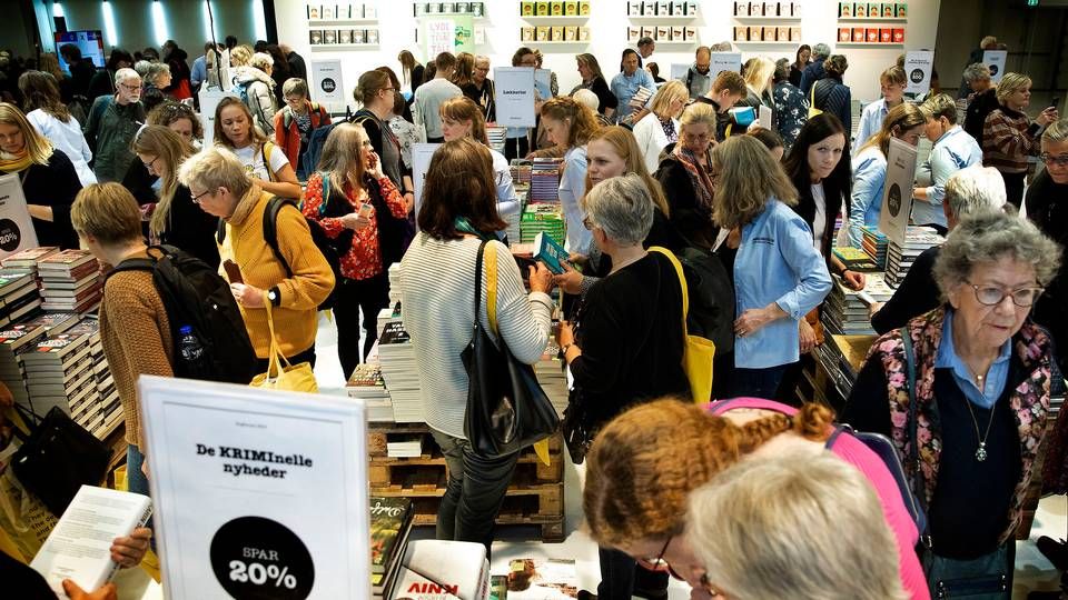 Billede fra sidste års Bogforum, hvor omkring 38.000 personer deltog. | Foto: Finn Frandsen/Ritzau Scanpix