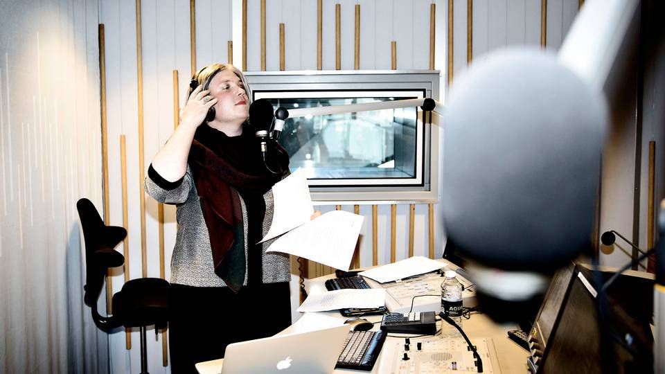 Kirsten Birgit alias Frederik Cilius Jørgensen fungerede indtil lukningen af Radio24syv som nyhedsoplæser og senoirkorrespondent i satireprogrammet "Den korte radioavis". | Foto: Joachim Adrian/Politiken/Ritzau Scanpix
