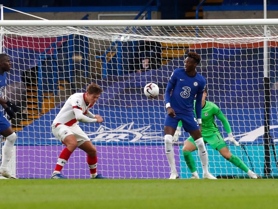 Premier League-kampen lørdag mellem Chelsea og Southampton var den første, hvor Premier League forsøgte sig med pay-per-view-adgang til fodboldkampe. | Foto: Matthew Childs/Reuters/Ritzau Scanpix