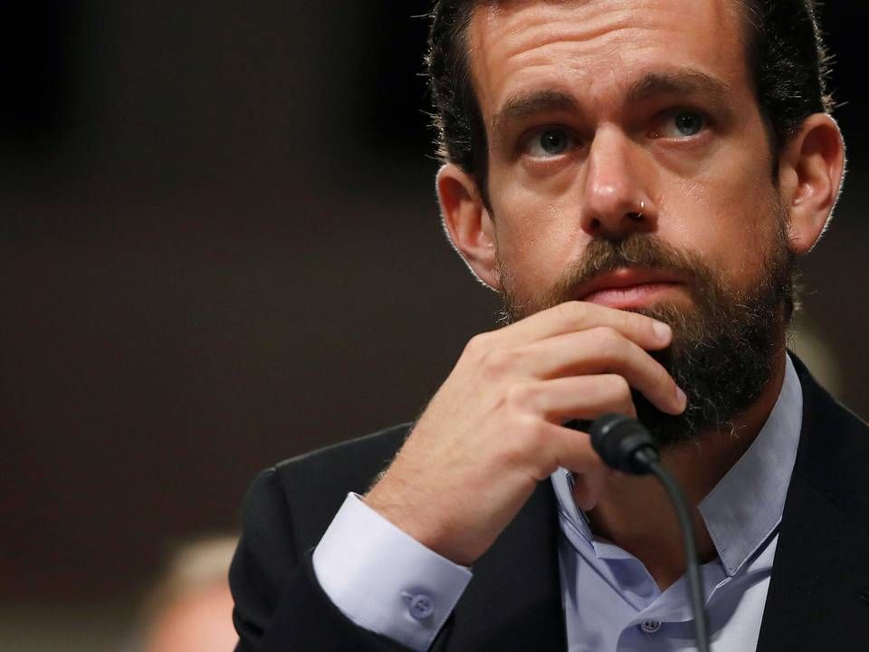 Jack Dorsey er både administrerende direktør hos Twitter og Square Inc., hvor sidstnævnte er et fintechselskab, han også har været med til at stifte. | Foto: Joshua Roberts/Reuters/Ritzau Scanpix