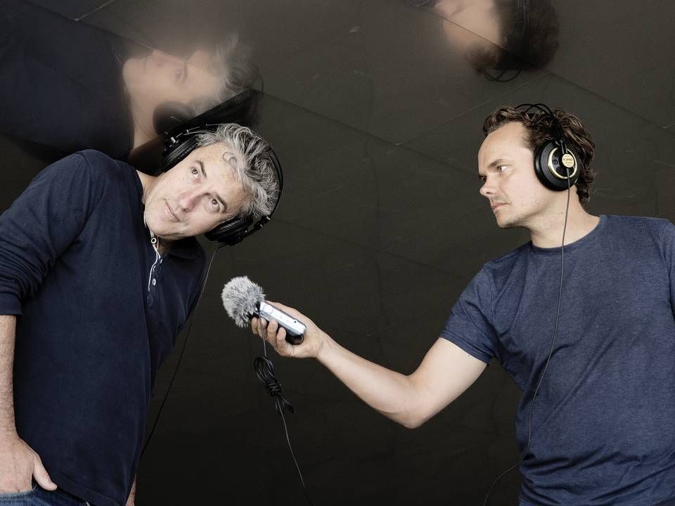 Parret bag podcastfænomenet Third Ear, Krister Moltzen og Tim Hinman, skilles fra Podimo i 2021 | Foto: Peter Hove Olesen