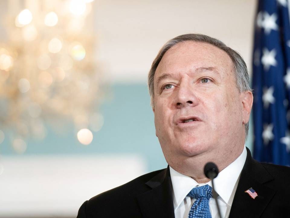 USA's udenrigsminister Mike Pompeo. | Foto: Pool/Reuters/Ritzau Scanpix