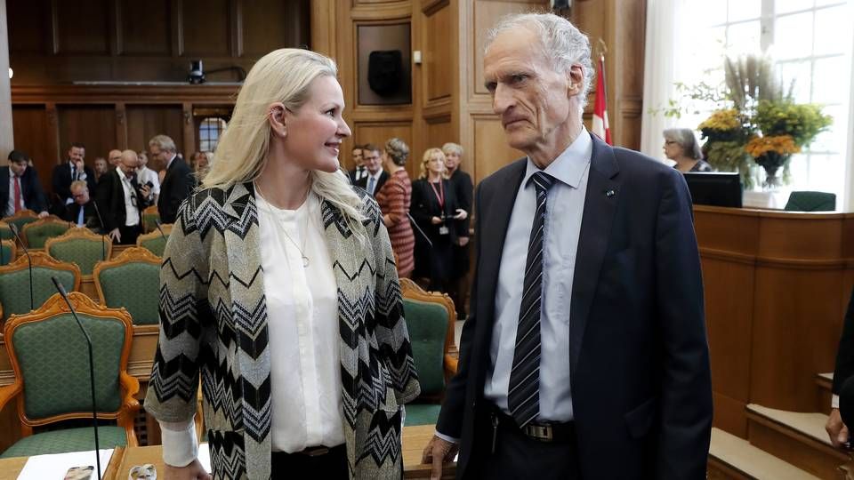 Venstres Britt Bager og Bertel Haarder er blandt skribenterne af kronikken i Berlingske, hvor partiet kalder på en plan for genåbning af kulturlivet. | Foto: Jens Dresling/Ritzau Scanpix