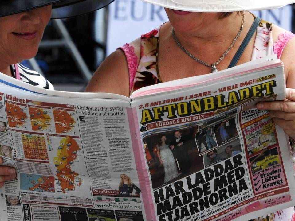 Aftonbladet omlægges og bliver til en morgenavis. | Foto: Carsten Rehder/AP/Ritzau Scanpix