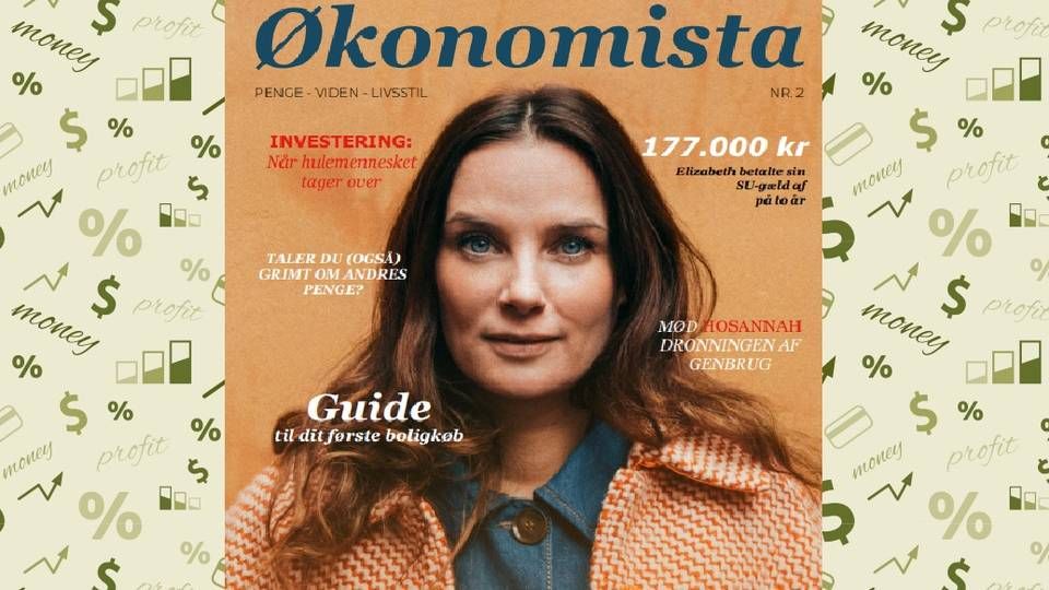 Billede af forsiden af det nye printmagasin. | Foto: PR/Økonomista