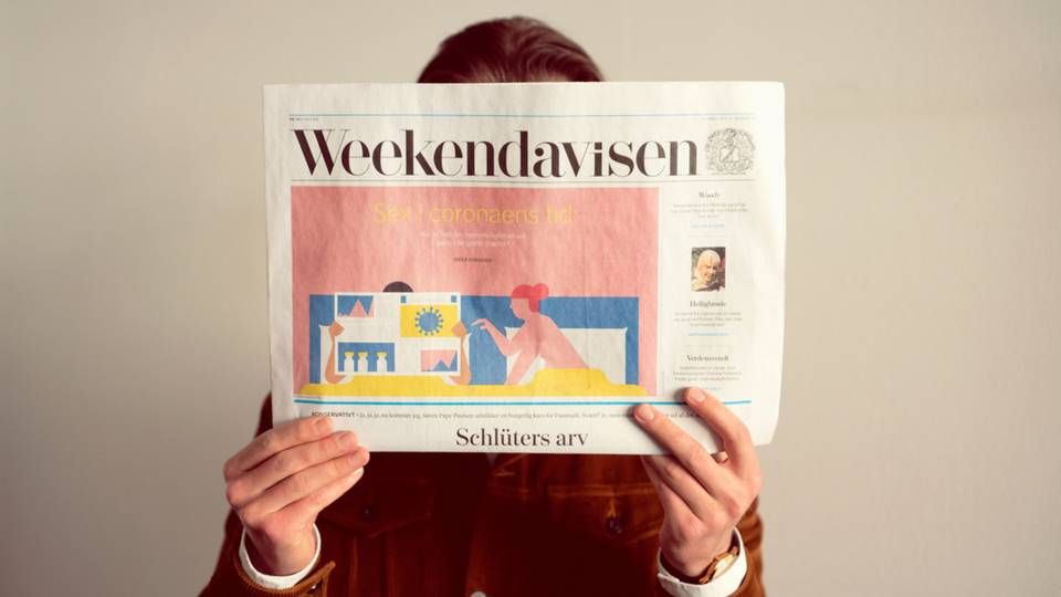 Weekendavisens design kaldes bl.a. eftertænksomt og humortistisk af juryen hos Society of News Design. | Foto: Peter Helles Eriksen/Weekendavisen