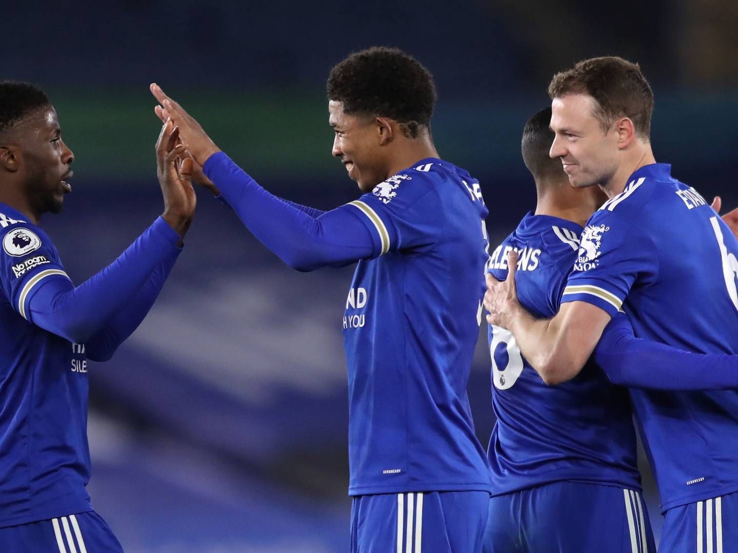 Samtlige engelske fodboldklubber boykotter sociale medier i weekenden. Foto fra Premier League-kamp mellem Leicester City og Crystal Palace. | Foto: Alex Pantling/Pool via REUTERS / X01348