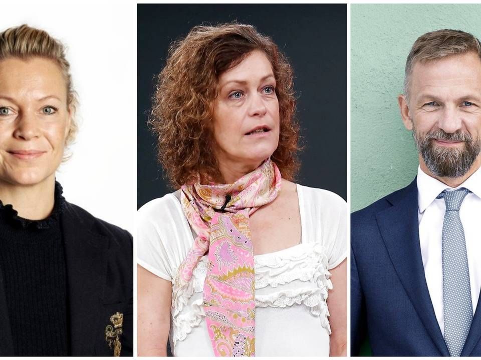 Fra venstre: Dorthe Bjerregaard-Knudsen, Henriette Marienlund og Anders Krab-Johansen. | Foto: Emma Sejersen JP/Pol, PR/Berlingske Media, Jens Dresling Ritzau/Scanpix (Sammensat af MediaWatch)