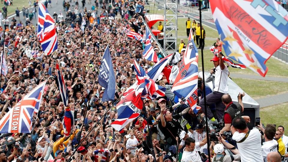 Snart kan Silverstone Circuit blive fyldt op med tilskuere igen. | Foto: Matthew Childs/Reuters/Ritzau Scanpix