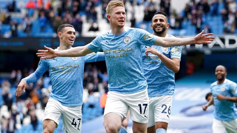 Seneste sæsons Premier League-vinder, Manchester City | Foto: Nent Group