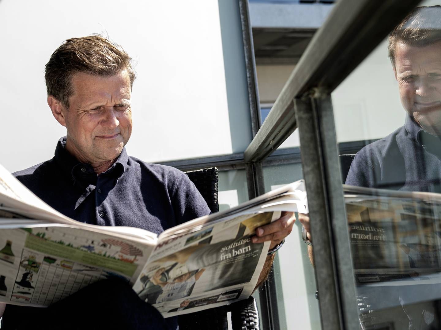 Ansv. chefrdaktør på Det Nordjyske Mediehus Karl Erik Stougaard. | Foto: Stine Bidstrup/ERH